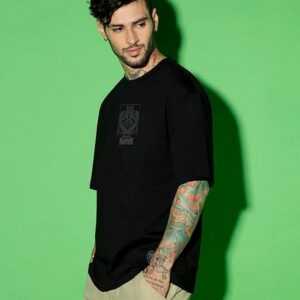 Bewakoof Men's Cotton Oversized Fit T-Shirt